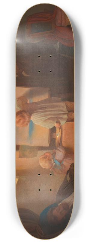 Josef Danhauser - Der schlafende Maler 8.25 inch art skate deck