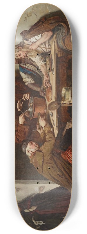 Josef Danhauser - Die Klostersuppe 8.25 inch art skate deck