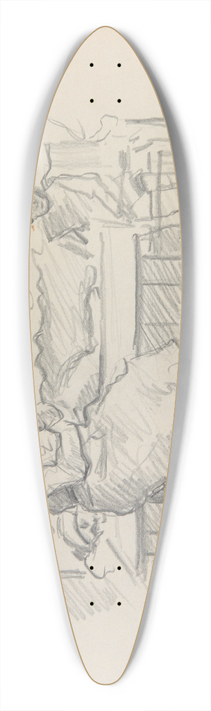 Ivan Ivanec - Scena we wntrzu 39.3 inch art pintail longboard deck