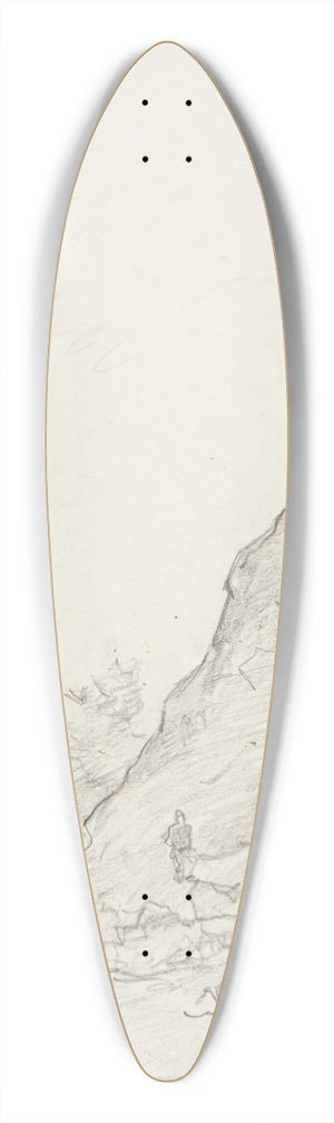 Ivan Ivanec - W kamienioomie 39.3 inch art pintail longboard deck
