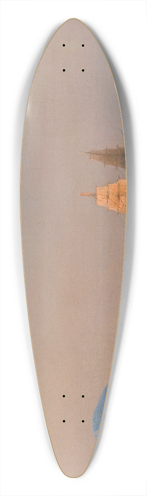 Ivan Konstantinovich Aivazovsky - Morning In Yalta 39.3 inch art pintail longboard deck