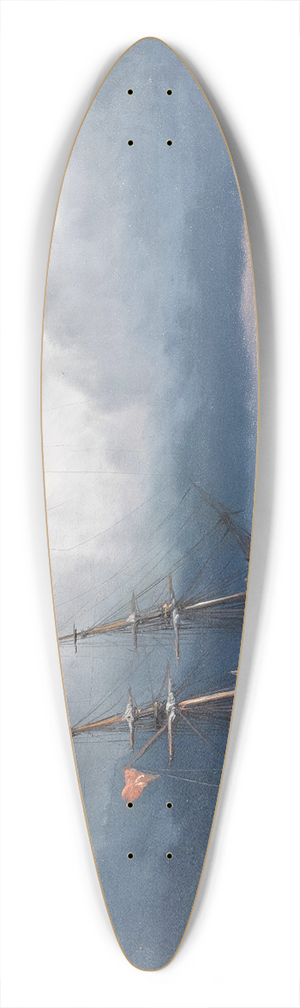 Ivan Konstantinovich Aivazovsky - Ship by the Shore 39.3 inch art pintail longboard deck