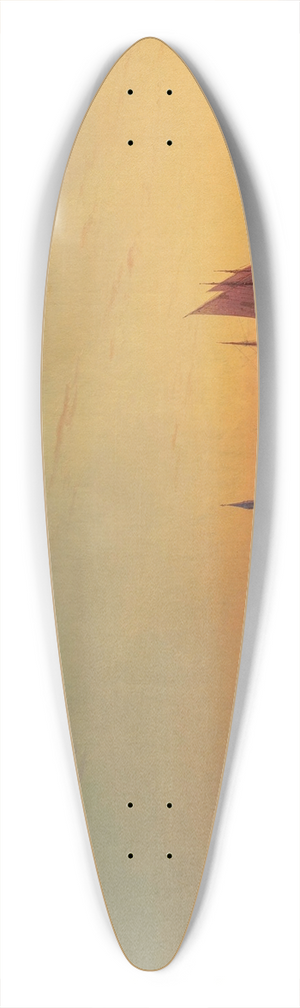 Ivan Konstantinovich Aivazovsky - Venice at sunset 39.3 inch art pintail longboard deck
