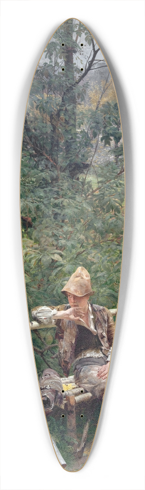 Jacek Malczewski - A Painters Apprentice 39.3 inch art pintail longboard deck