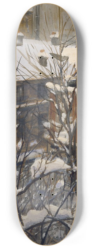 Josef Engelhart - Blick Aus Meinem Fenster 8.25 inch art skate deck