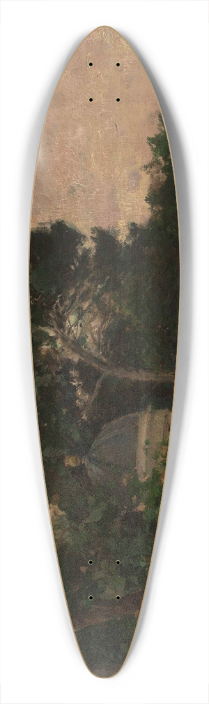 Jacek Malczewski - Landscape 39.3 inch art pintail longboard deck
