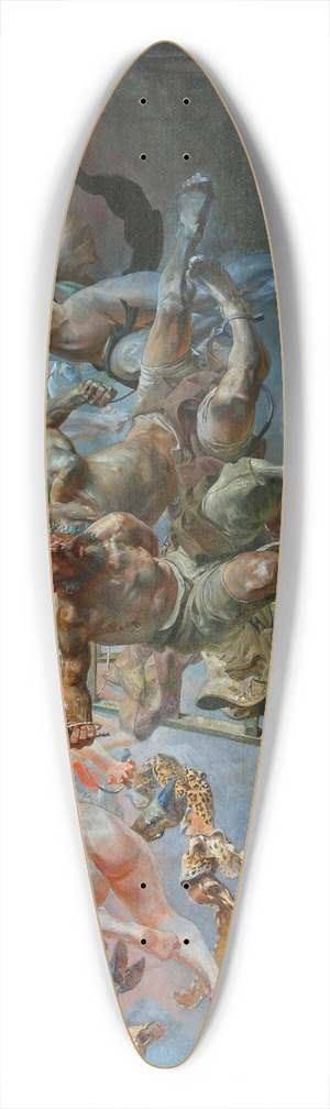 Jacek Malczewski - Vicious circle 39.3 inch art pintail longboard deck