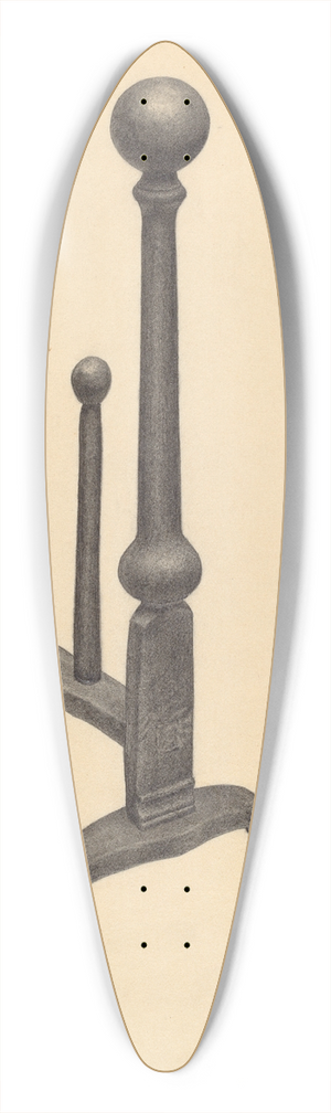 Jack Staloff - Andiron 39.3 inch art pintail longboard deck