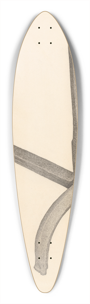 Jack Staloff - Andiron 39.3 inch art pintail longboard deck
