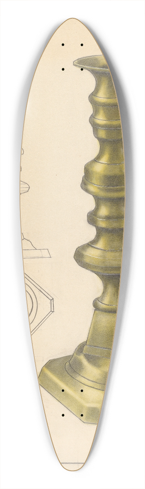 Jack Staloff - Candlestick 39.3 inch art pintail longboard deck