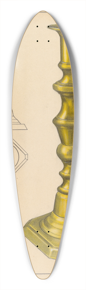 Jack Staloff - Candlestick 39.3 inch art pintail longboard deck