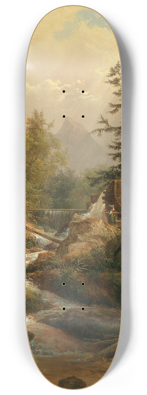 Josef Feid - A mountain mill 8.25 inch art skate deck Josef Feid - A mountain mill 8.25 inch art skate deck