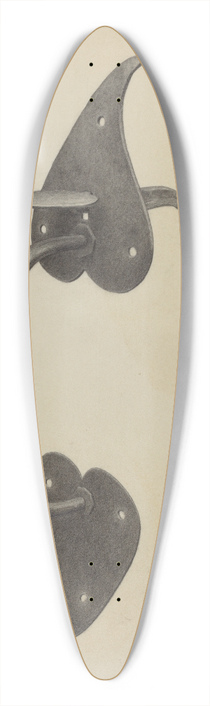 Jack Staloff - Pa. German Door Handle 39.3 inch art pintail longboard deck