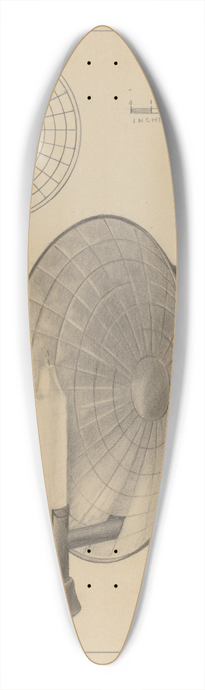 Jack Staloff - Sconce 39.3 inch art pintail longboard deck