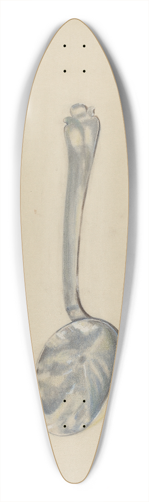Jack Staloff - Silver Funeral Spoon 39.3 inch art pintail longboard deck