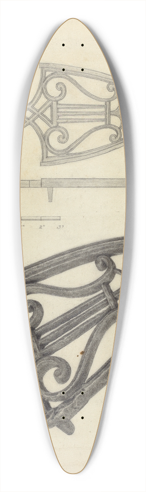 Jack Staloff - Trivet 39.3 inch art pintail longboard deck
