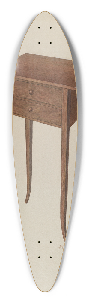 Jack Williamson - Table 39.3 inch art pintail longboard deck