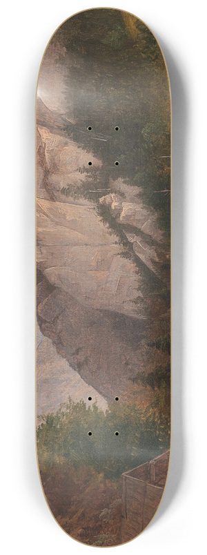Josef Feid - Scene from the Salzkammergut 8.25 inch art skate deck