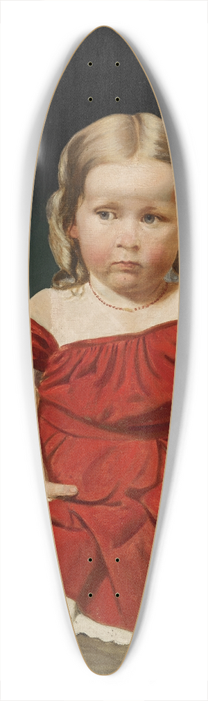 Jacob Cox - Achsa McCollugh 39.3 inch art pintail longboard deck