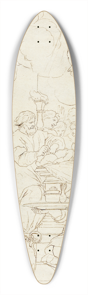 Jacob de Wit - De besnijdenis van Christus 39.3 inch art pintail longboard deck
