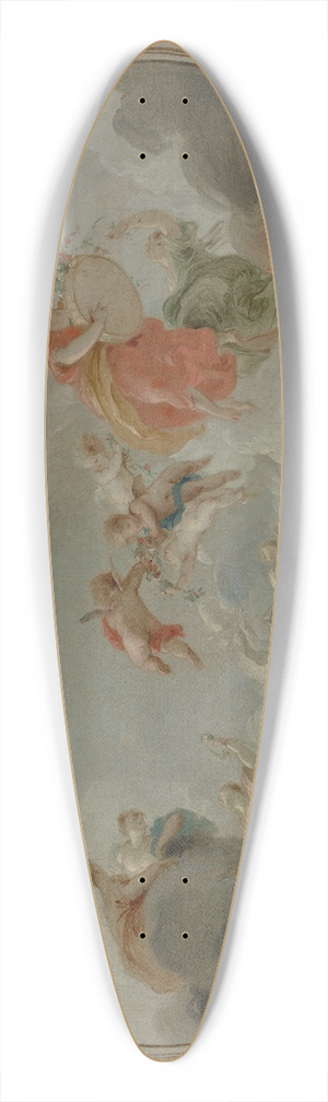Jacob de Wit - Flora and Zephyr 39.3 inch art pintail longboard deck
