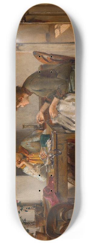 Josef Gisela - Die Nherin 8.25 inch art skate deck