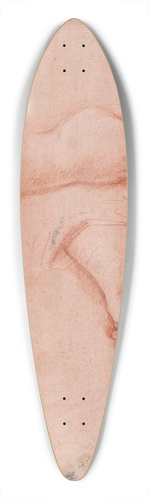 Jacob de Wit - Study of Two Hands 39.3 inch art pintail longboard deck