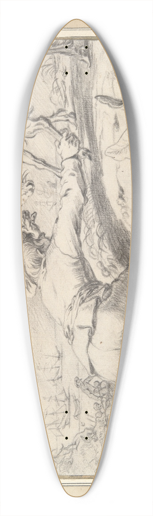 Jacob Gerritsz Cuyp - Boy catching a goat 39.3 inch art pintail longboard deck