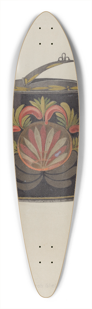 Jacob Gielens - Toleware Tin Coffee Pot 39.3 inch art pintail longboard deck