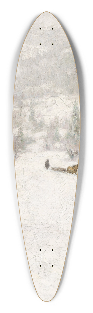 Jacob Glersen - Winter 39.3 inch art pintail longboard deck