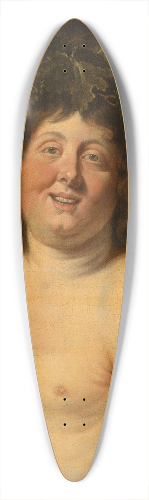 Jacob Jordaens - Bacchus 39.3 inch art pintail longboard deck