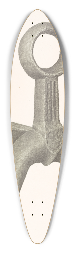 Jacob Lipkin - Andiron 39.3 inch art pintail longboard deck
