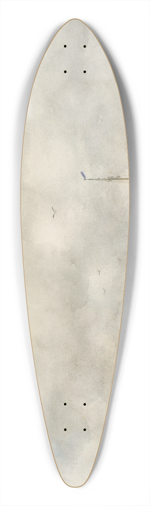 Jacob Maris - Gezicht op een stad 39.3 inch art pintail longboard deck