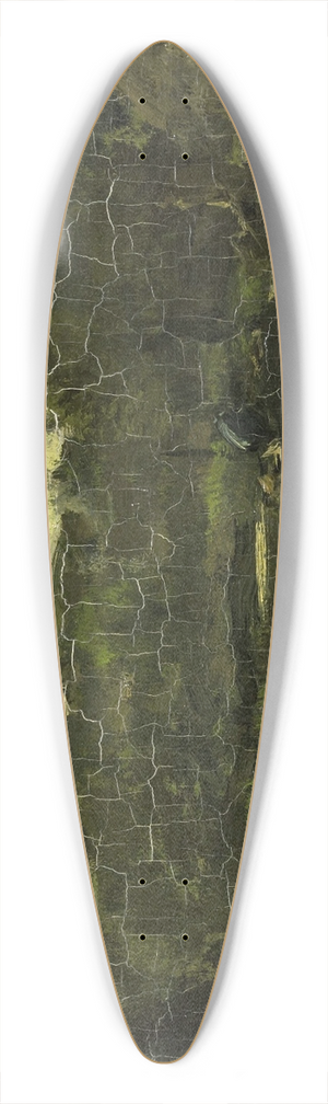 Jacob Maris - Landschap met schuit 39.3 inch art pintail longboard deck