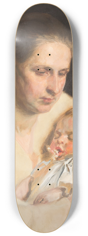 Josef Jungwirth - Mother and Child 8.25 inch art skate deck