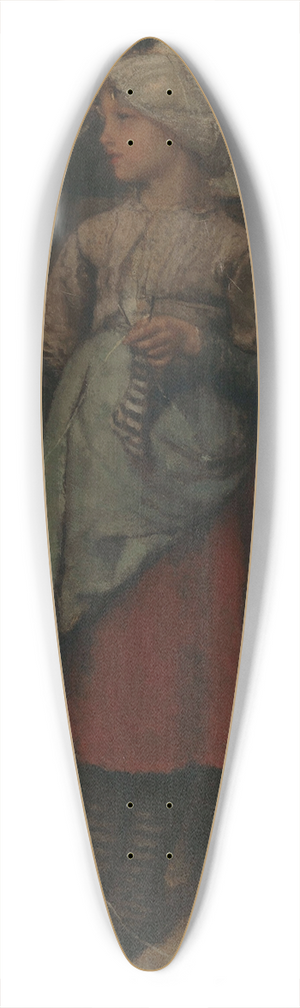 Jacob Maris - Villagers 39.3 inch art pintail longboard deck