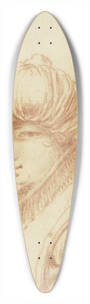 Jacob Pynas - Orientale mit Pfeil und Bogen 39.3 inch art pintail longboard deck