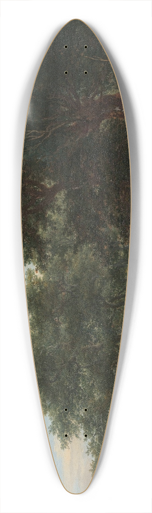 Jacob van Ruisdael - Forest scene 39.3 inch art pintail longboard deck