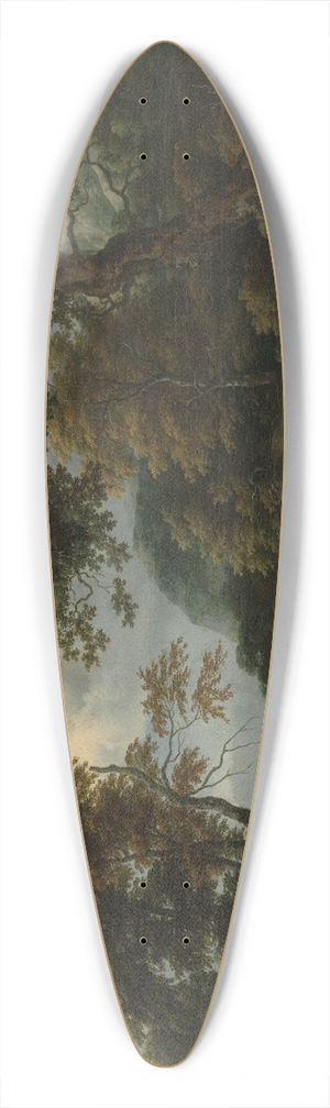 Jacob van Ruisdael - The Forest Stream 39.3 inch art pintail longboard deck