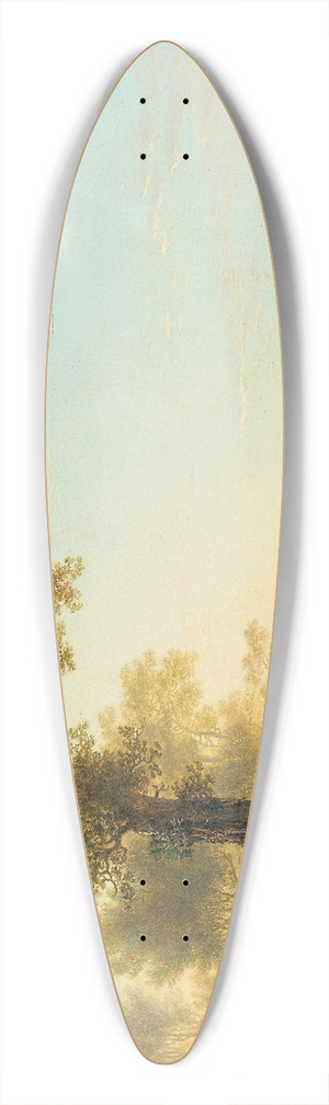 Jacob van Strij - Meadow Landscape with Animals 39.3 inch art pintail longboard deck