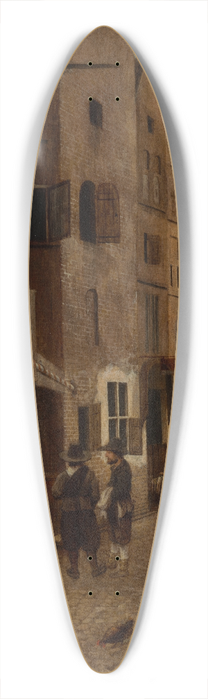 Jacob Vrel - Street Scene 39.3 inch art pintail longboard deck