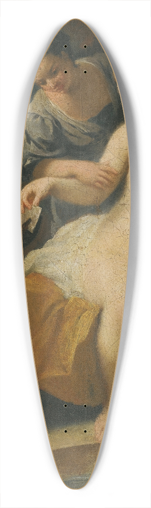 Jacopo Amigoni - David And Bathseba 39.3 inch art pintail longboard deck