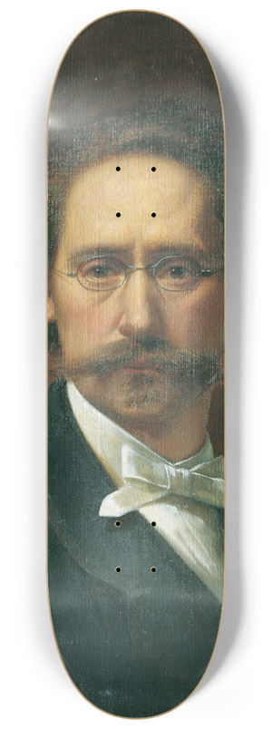 Josef Matthias Aigner - Selbstportrt 8.25 inch art skate deck