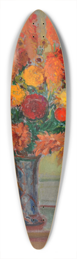 Jacques-mile Blanche - Fleurs dans un intrior 39.3 inch art pintail longboard deck