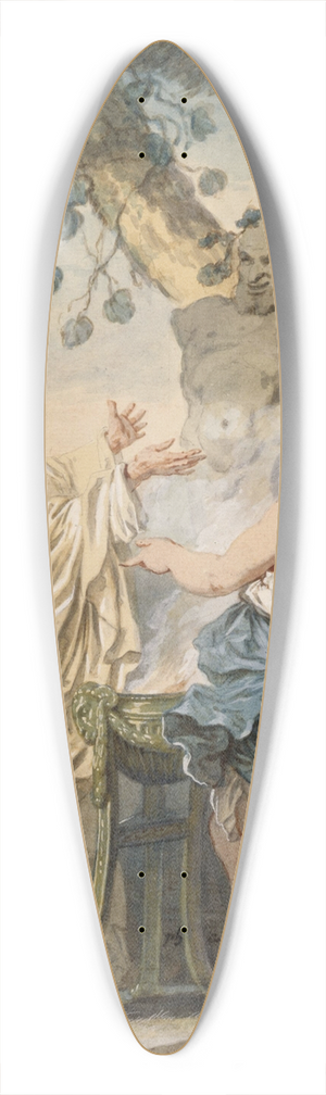 Jacques-Philippe Caresme - Loffrande  Pan 39.3 inch art pintail longboard deck