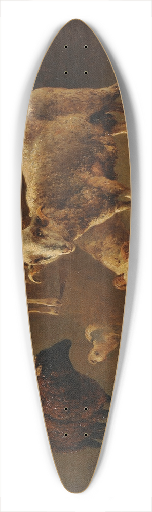 Jacques-Raymond Brascassat - Bliers 39.3 inch art pintail longboard deck