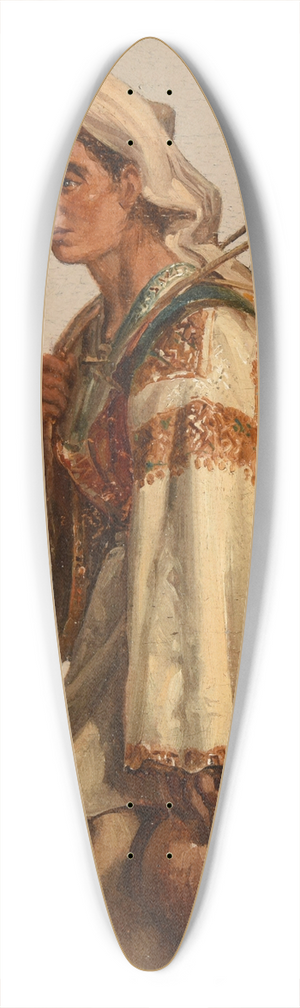 Jacques-Raymond Brascassat - Calabraise 39.3 inch art pintail longboard deck