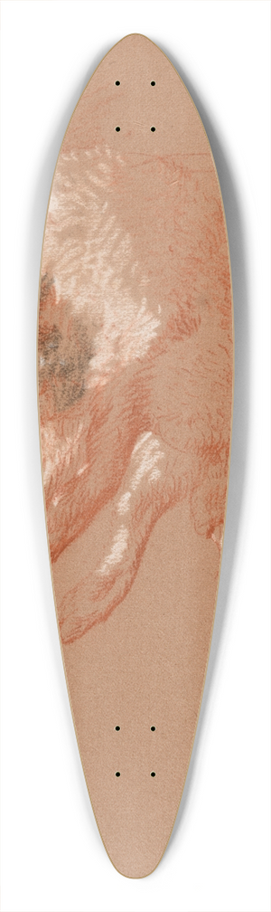 Jacques-Raymond Brascassat - Lapin 39.3 inch art pintail longboard deck