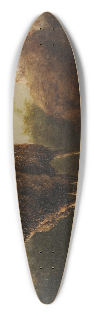 Jacques-Raymond Brascassat - Trois moutons 39.3 inch art pintail longboard deck