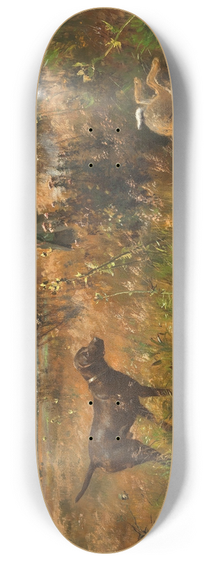 Josef Schmitzberger - A Rabbit Hunt 8.25 inch art skate deck